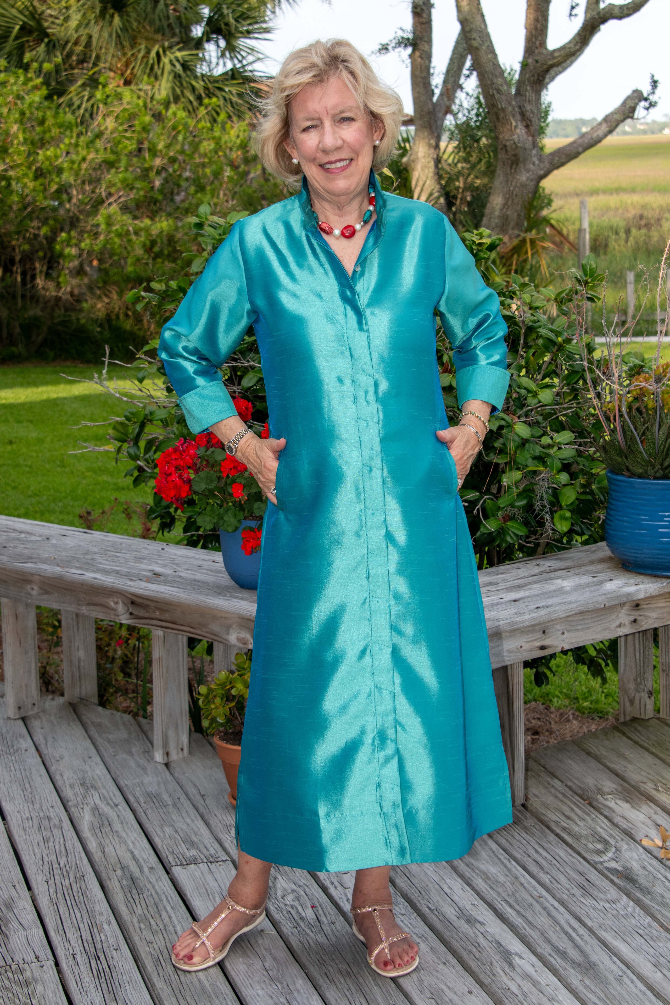  117 cindy long dress shantung diane bailey designs